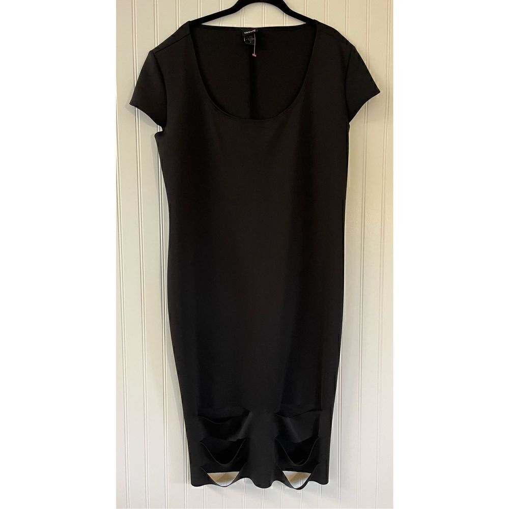 Torrid little black dress with cutout hem sz 3